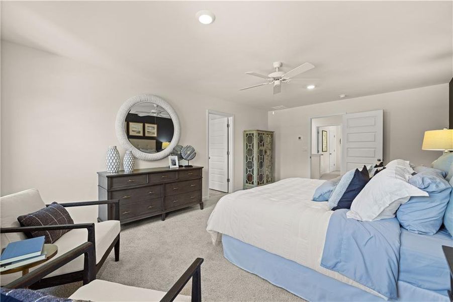 Furnished interior view inside a new home in Kingston Ranch at Lake Oconee, Buckhead (Image 71).