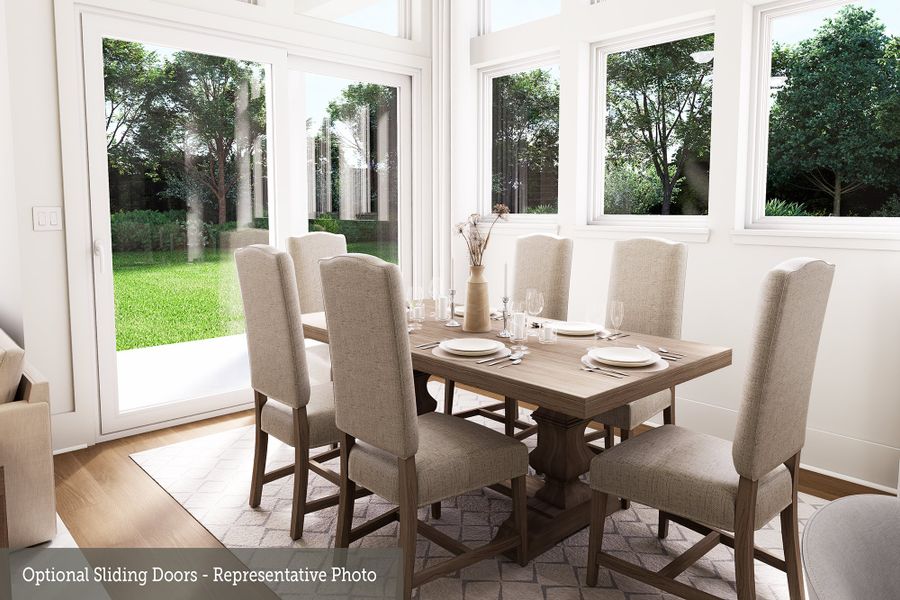 Optional Sliding Doors Optional Sliding Doors