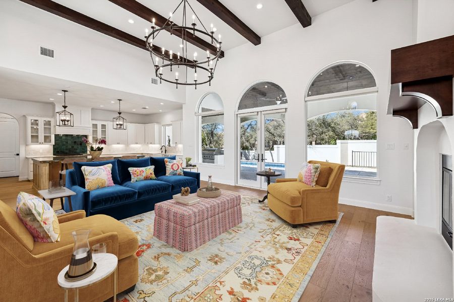Furnished interior view inside a new home in , San Antonio (Image 39).