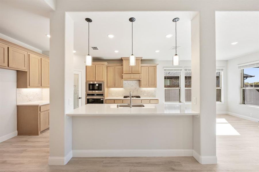 Furnished interior view inside a new home in Ridge Ranch Classic 60, Mesquite (Image 11).