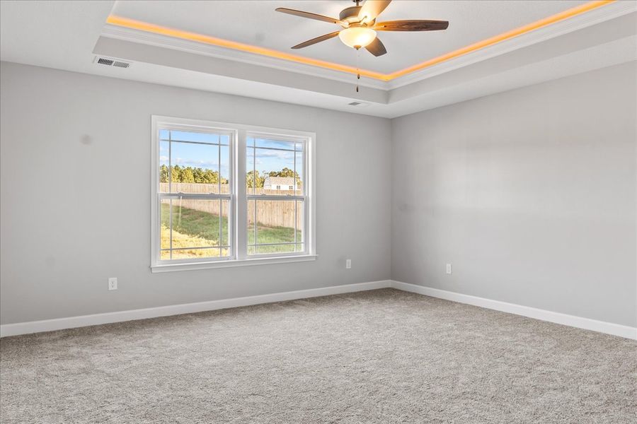 Representative unfurnished interior of a home built from the Whitney by Enchanted Homes in Lonesome Dove, San Antonio (Image 19).