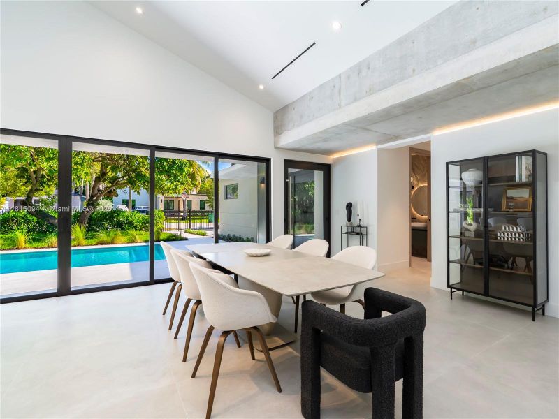 Furnished interior view inside a new home in , Miami (Image 19).