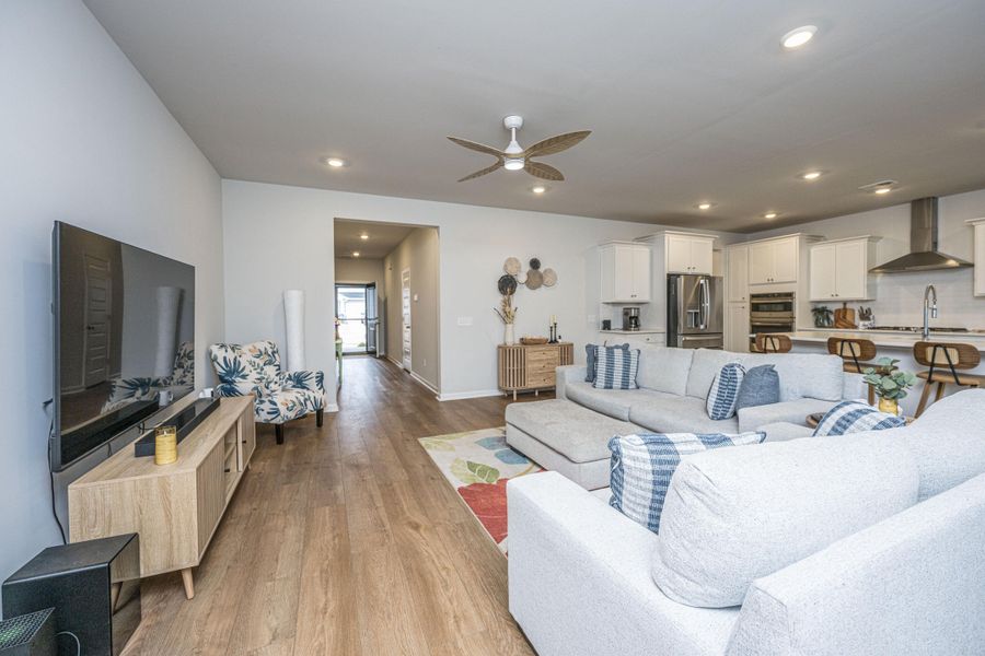 Furnished interior view inside a new home in Horizons at Summers Corner | 55+, Summerville (Image 11).