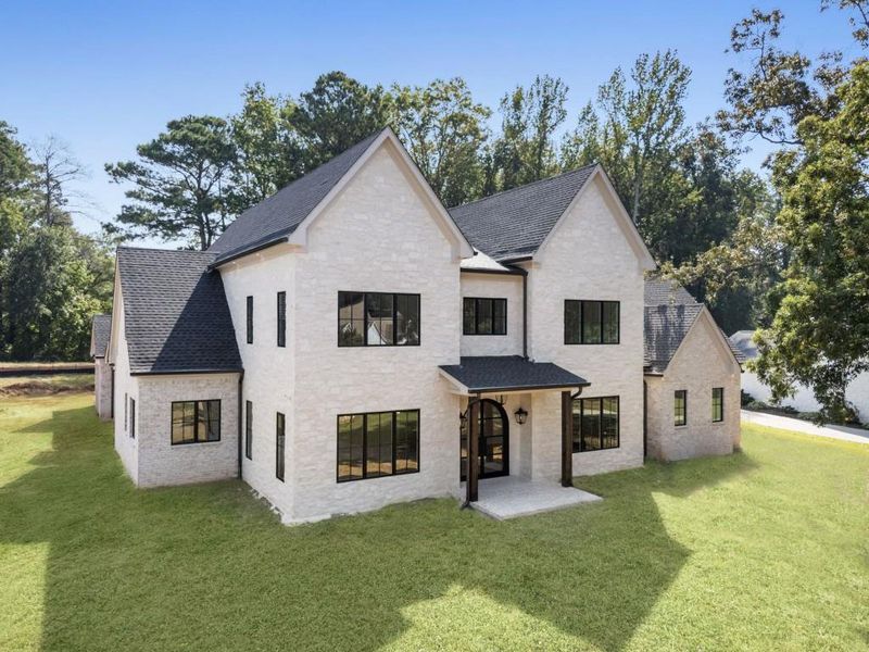 Front exterior of a new home in , Alpharetta, GA, highlighting curb appeal (Image 25).