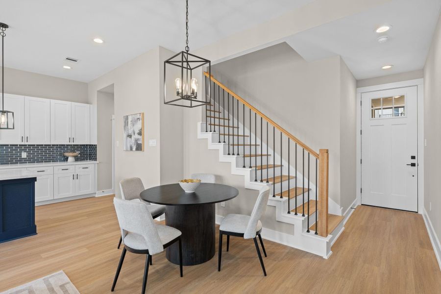 Furnished interior view inside a new home in , Houston (Image 8).
