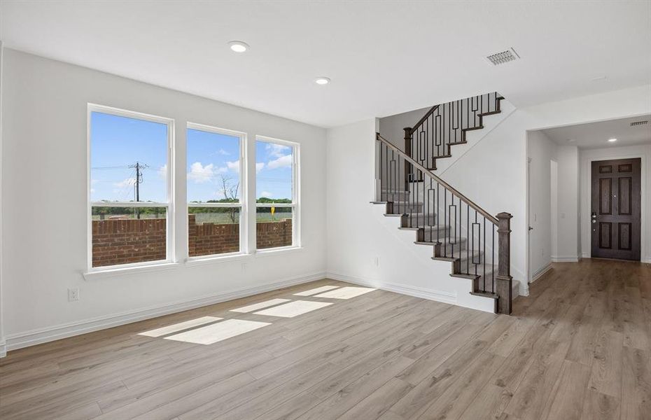 Spacious gathering room