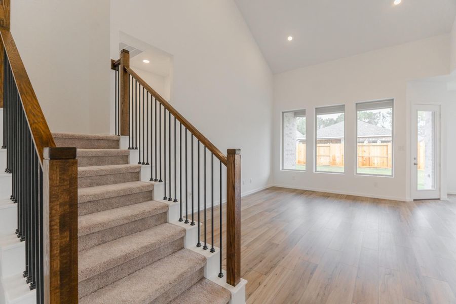 Spacious, unfurnished interior of a new home in The Highlands, Porter Heights (Image 32). Spacious, unfurnished interior of a new home in The Highlands, Porter Heights (Image 32).