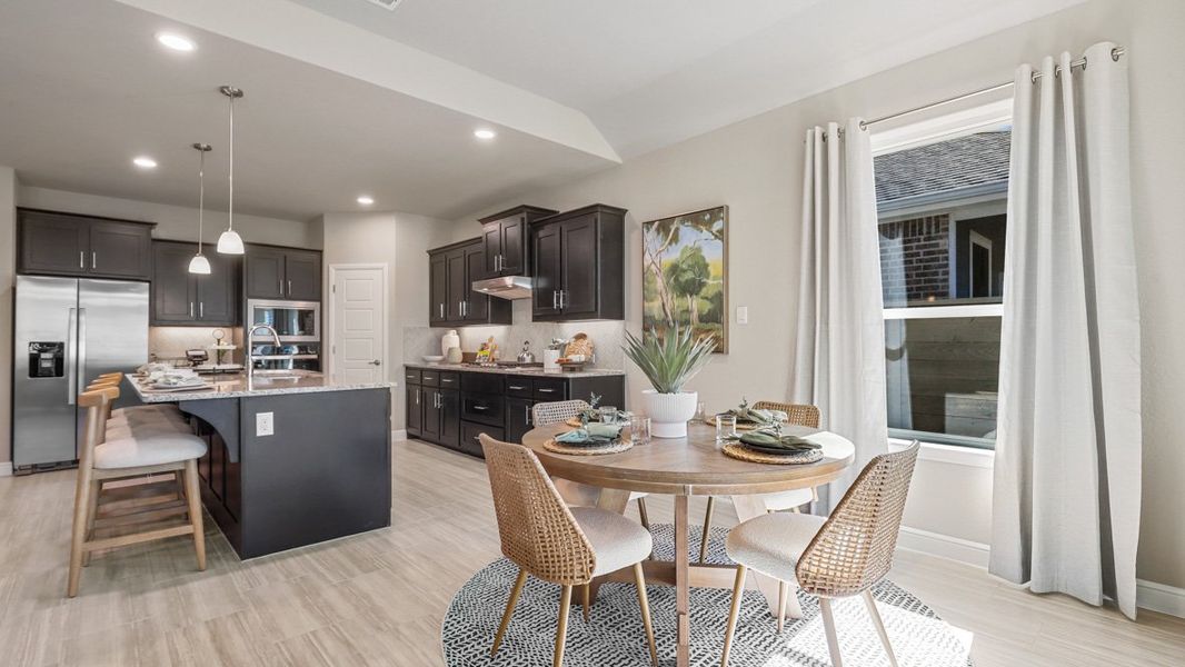Furnished interior view inside a new home in Treeline, Justin (Image 11).