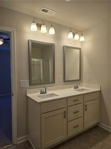 Furnished interior view inside a new home in Sandtown Falls, South Fulton (Image 5). Furnished interior view inside a new home in Sandtown Falls, South Fulton (Image 5).