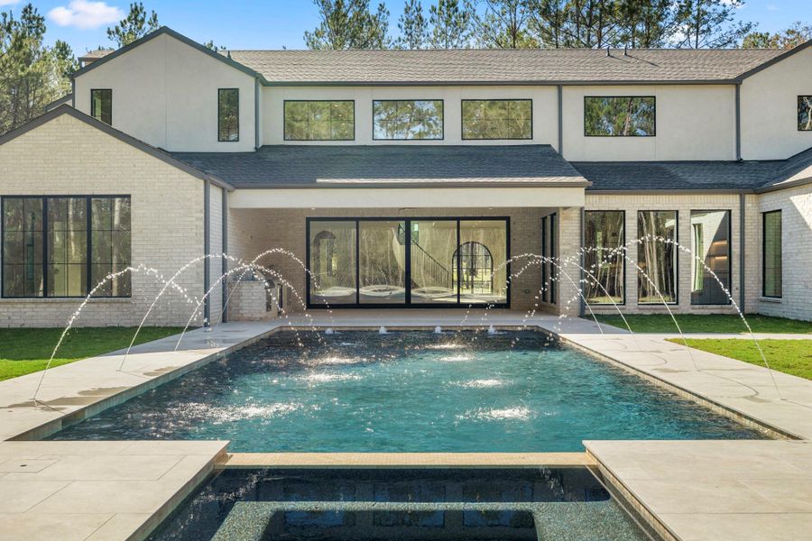 Exterior details and patio area of a home in , Montgomery (Image 4). Exterior details and patio area of a home in , Montgomery (Image 4).