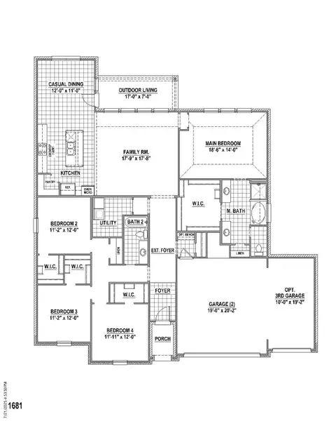Plan 1681 1st Floor (3C)