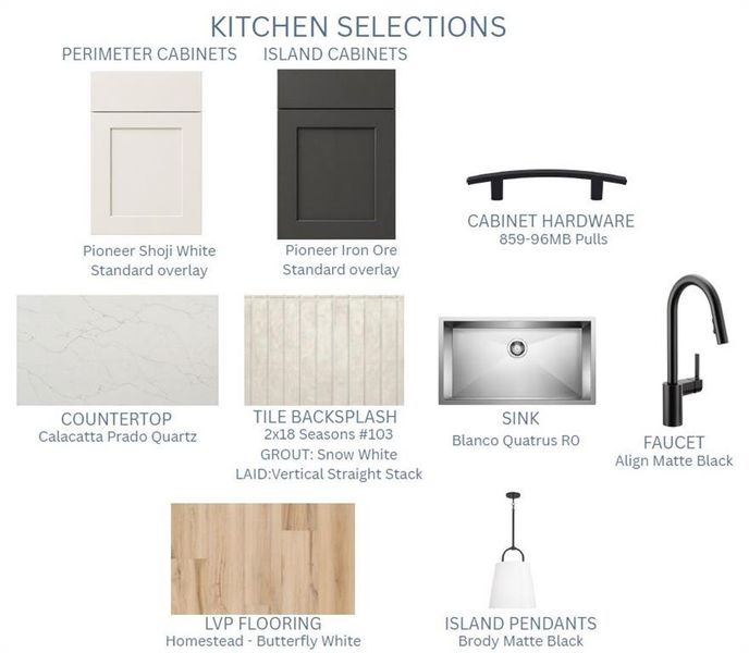 Sample of building materials used in homes in Ashbury Commons, Powder Springs (Image 3).