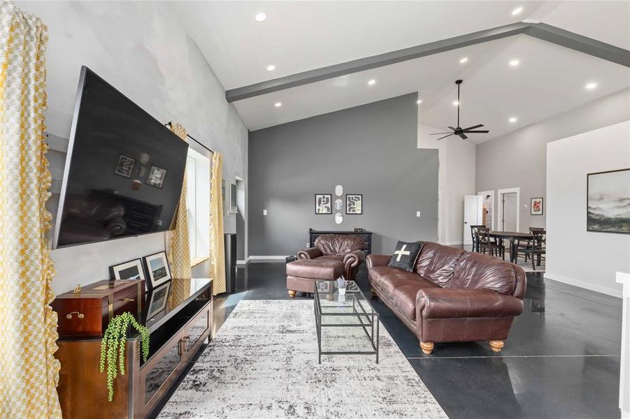 Furnished interior view inside a new home in , Bangs (Image 13).