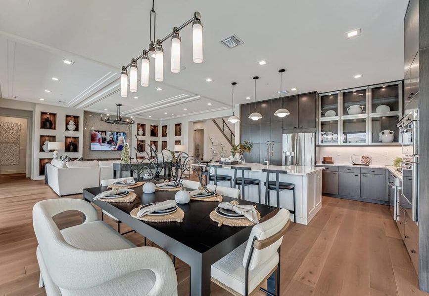 Furnished interior view inside a new home in Apex at Avenir, Palm Beach Gardens (Image 101).