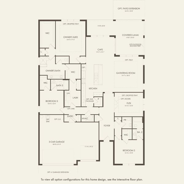 2D floor plan layout for the Renown by Del Webb in Del Webb Sunbridge, St. Cloud, FL (Image 3). 2D floor plan layout for the Renown by Del Webb in Del Webb Sunbridge, St. Cloud, FL (Image 3).