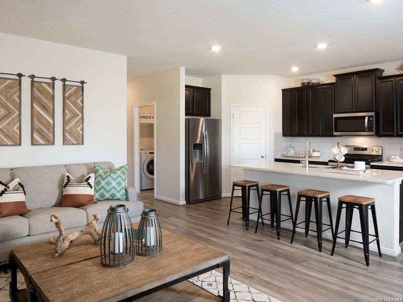 Furnished interior view inside a new home in Lark Canyon, New Braunfels (Image 5).