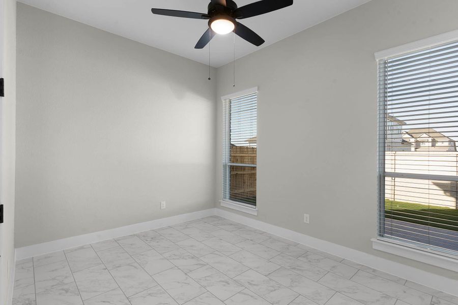 Spacious, unfurnished interior of a new home in The Grove at Blackhawk, Pflugerville (Image 26).