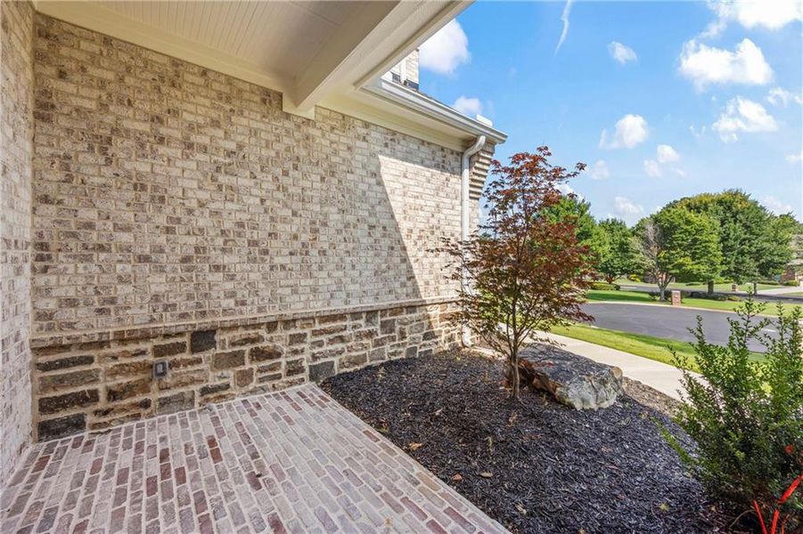 Exterior details and patio area of a home in , Marietta (Image 35).
