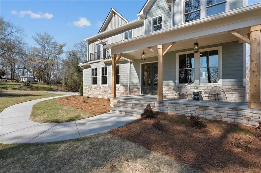 Exterior details and patio area of a home in , Cumming (Image 31).