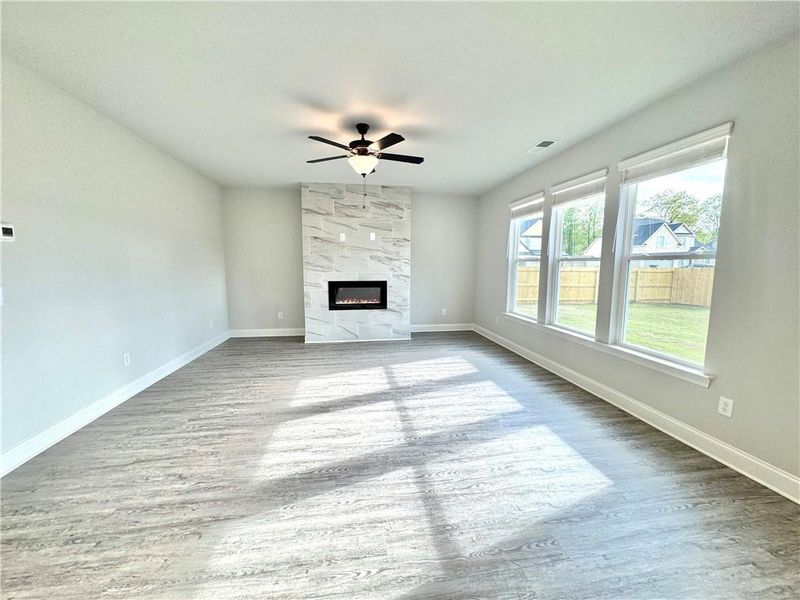 Spacious, unfurnished interior of a new home in , Gray (Image 26).