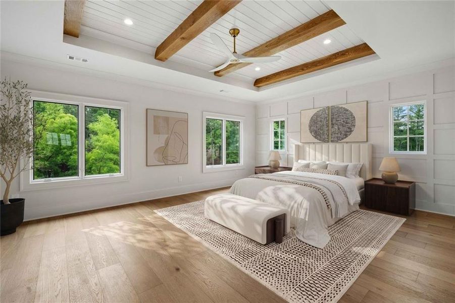 Furnished interior view inside a new home in , Roswell (Image 12).