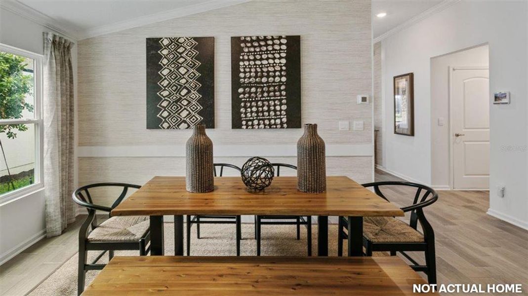 Furnished interior view inside a new home in Sawmill Branch, Palm Coast (Image 11).