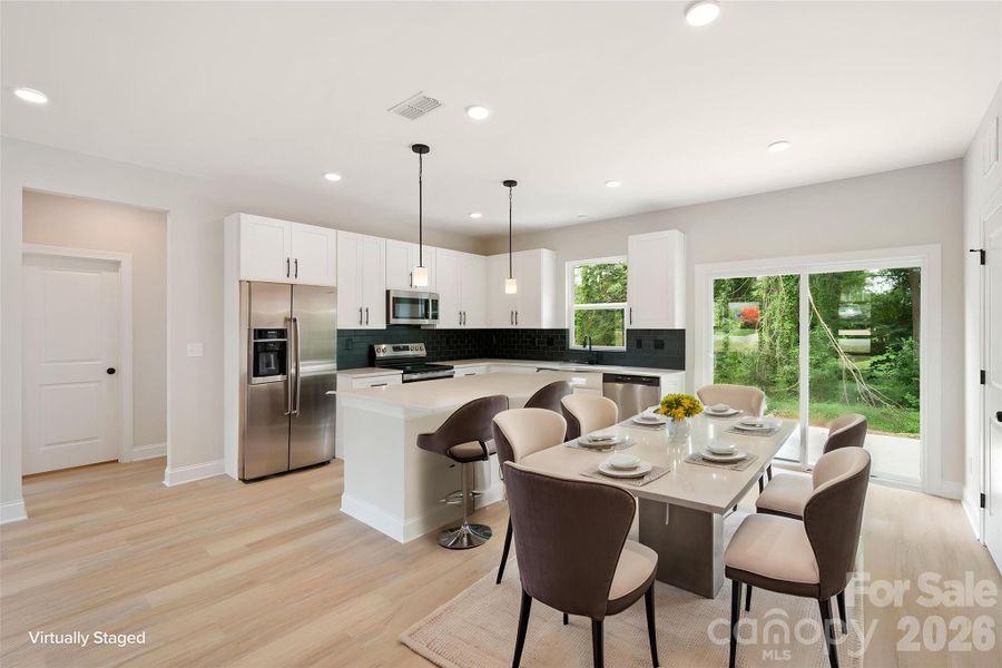 Furnished interior view inside a new home in , Stanley (Image 5).