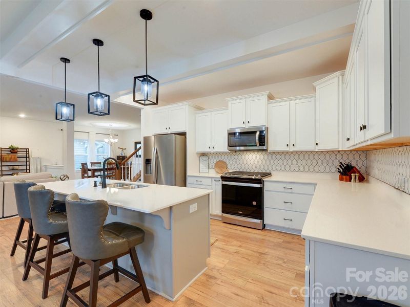 Furnished interior view inside a new home in , York (Image 5).