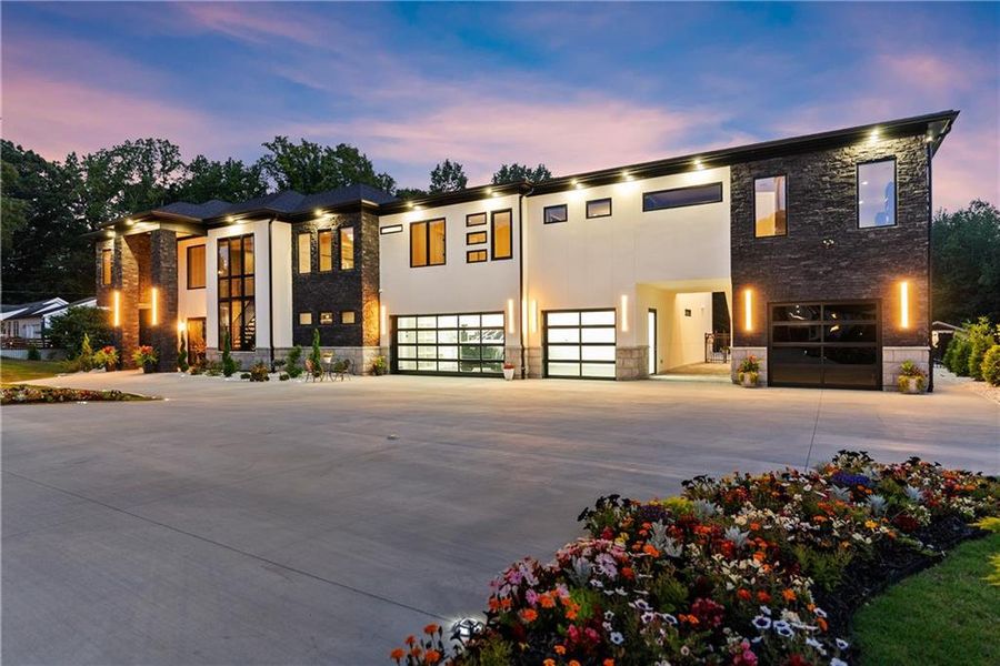 Front exterior of a new home in , Lawrenceville, GA, highlighting curb appeal (Image 28).