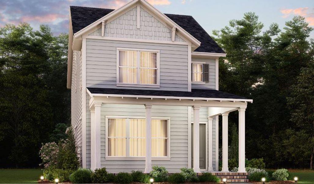 Front exterior of a new home in , Summerville, SC, highlighting curb appeal (Image 1).