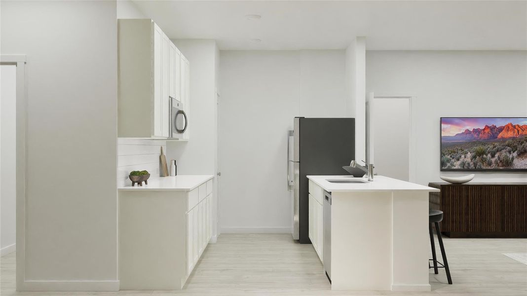 Furnished interior view inside a new home in Ashland, Angleton (Image 20).