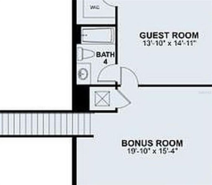 2D floor plan layout of this home in , St. Cloud, FL (Image 5).