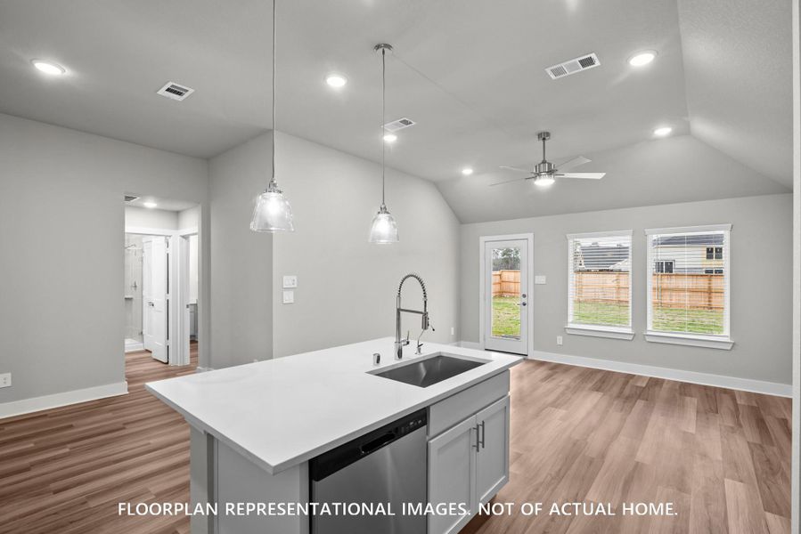 Furnished interior view inside a new home in Magnolia Ridge, Magnolia (Image 6). Furnished interior view inside a new home in Magnolia Ridge, Magnolia (Image 6).
