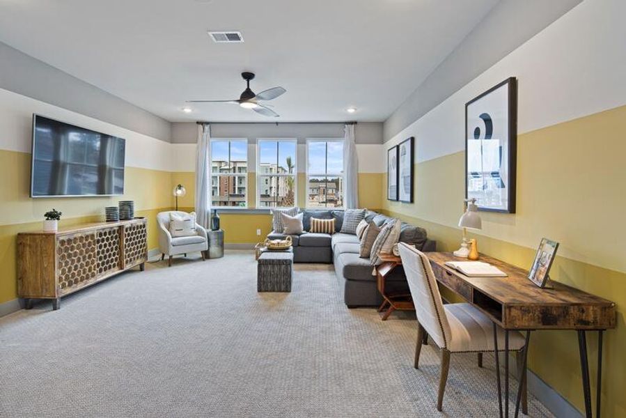 Furnished interior view inside a new home in , Summerville (Image 8).