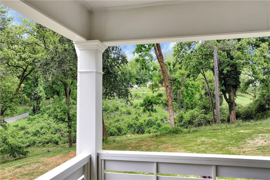 Exterior details and patio area of a home in , Commerce (Image 34).