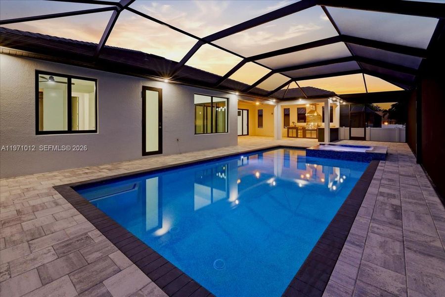 Exterior details and patio area of a home in , Cape Coral (Image 29).