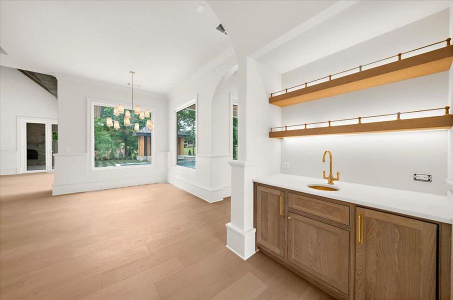 Furnished interior view inside a new home in , Canton (Image 44).