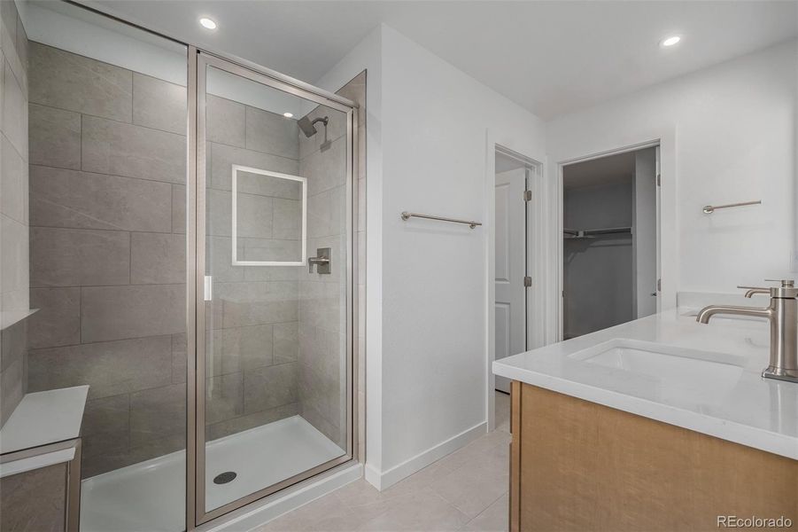 Furnished interior view inside a new home in , Denver (Image 11).