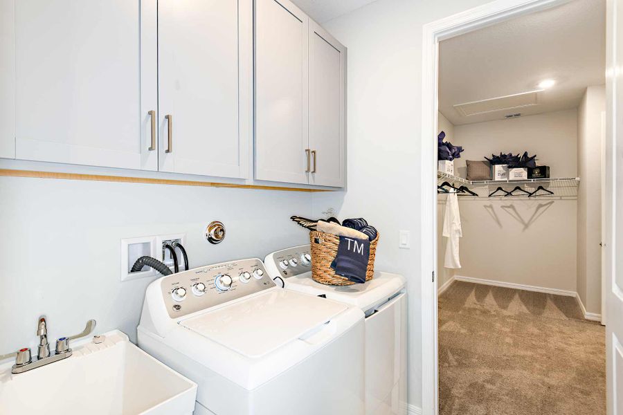 Furnished interior view inside a new home in Central Park, Port St. Lucie (Image 14).