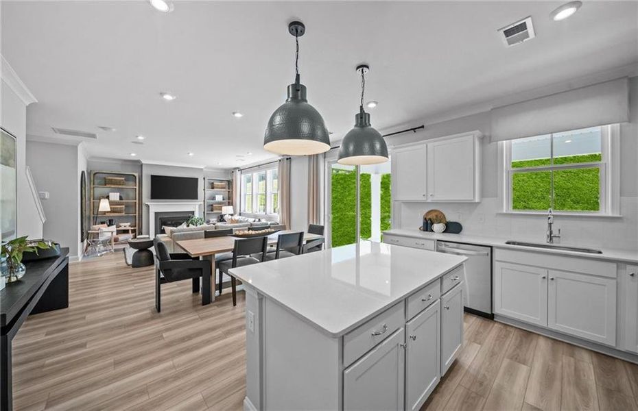 Furnished interior view inside a new home in Linden Grove, Powder Springs (Image 15).