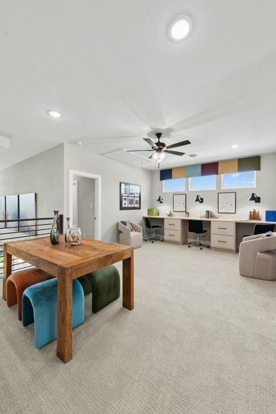 Representative furnished interior of a home built from the Oltorf by Scott Felder Homes in University Heights, Round Rock (Image 40). Representative furnished interior of a home built from the Oltorf by Scott Felder Homes in University Heights, Round Rock (Image 40).