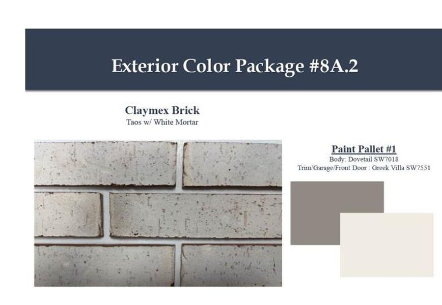 Sample of building materials used in homes in Laurel Landing, Alvin (Image 5).