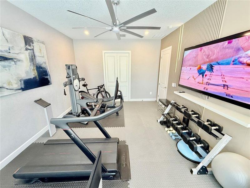 Gym - First floor master suite