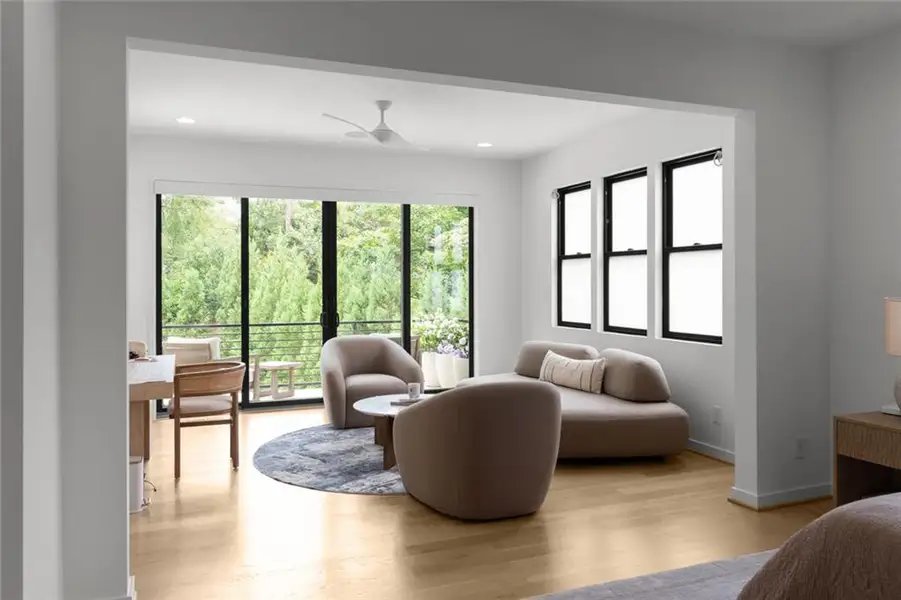 Furnished interior view inside a new home in , Atlanta (Image 7).