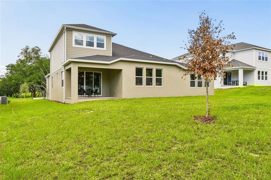 Exterior details and patio area of a home in Wolf Lake Ranch, Apopka (Image 4).