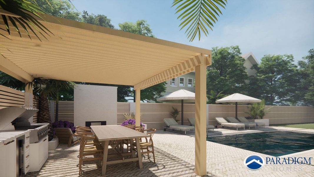 Exterior details and patio area of a home in , Mount Pleasant (Image 3).