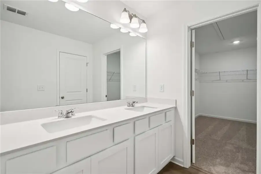 Furnished interior view inside a new home in Langston Reserve, Cartersville (Image 8).