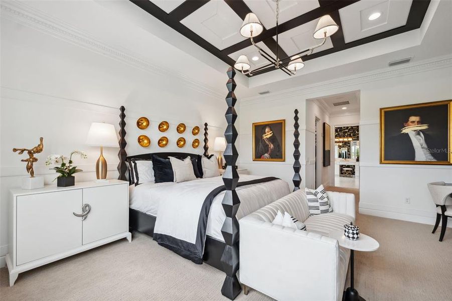 Furnished interior view inside a new home in Valencia Ridge, Wesley Chapel (Image 24).