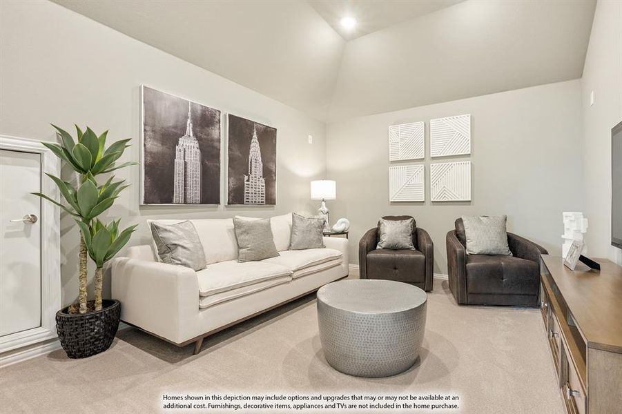 Furnished interior view inside a new home in Hayes Crossing, Midlothian (Image 21). Furnished interior view inside a new home in Hayes Crossing, Midlothian (Image 21).