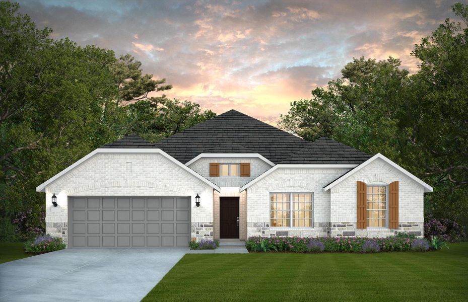 Representative exterior photo of a completed home built from the Northlake by Pulte Homes in Davis Ranch, San Antonio, TX (Image 17).